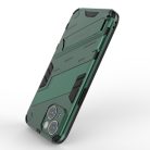 iPhone 14 Tok Ütésállókivitel Kitámasztható 2in1 Armor Hybrid Zöld