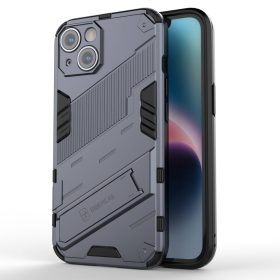   iPhone 14 Tok Ütésállókivitel Kitámasztható 2in1 Armor Hybrid Sötétkék