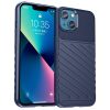 iPhone 14 Szilikon Tok Ütésállókivitel Thunder Twill Series Kék
