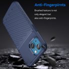 iPhone 14 Szilikon Tok Ütésállókivitel Thunder Twill Series Kék