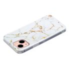 iPhone 14 Szilikon Tok Mintás Marble Style Mintázattal B03