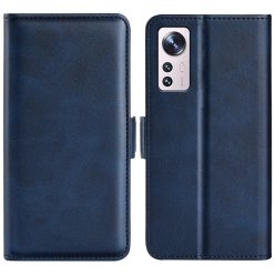   RMPACK Xiaomi 12 Lite Notesz Tok New Business Series Kártyatartóval - Kitámasztható Kék