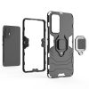 RMPACK Xiaomi 12 Lite Védőtok Ring Guard Gyűrűs 2in1 Tok Ütésálló - Kitámasztható TPU Hybrid Fekete