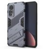 RMPACK Xiaomi 12 Lite Tok Ütésállókivitel Kitámasztható PC + TPU 2in1 Anti-Drop Series Kameralencse védelemmel Sötétkék