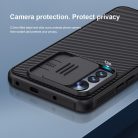 RMPACK Xiaomi 12 Lite Tok Ütésállókivitel Nillkin Camshield Pro Series Lencsevédővel Hybrid Fekete