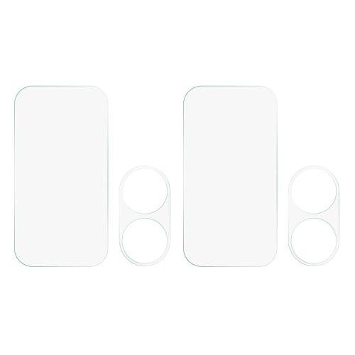 RMPACK Samsung Z Flip4 5G Kameralencse + Lencseoldali Üvegfólia Tempered Glass Lens Protector 2DB