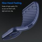 RMPACK Xiaomi 12T Pro / 12T Szilikon Tok Twill Ütésálló Thunder Series Kivitel Sötétkék