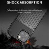 iPhone 13 Mini Szilikon Tok 2in1 Hybrid Thunder Twill Csúszásgátlókivitel Fekete