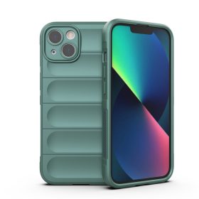   iPhone 13 Szilikon Tok Rugged Shield Ütésállókivitel 2in1 Drop-Proof Series Zöld