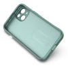 iPhone 13 Szilikon Tok Rugged Shield Ütésállókivitel 2in1 Drop-Proof Series Zöld