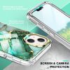 iPhone 13 Premium Szilikon Tok 3in1 Mintás Full Protection Series PET Képernyővédővel A01
