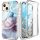 iPhone 13 Premium Szilikon Tok 3in1 Mintás Full Protection Series PET Képernyővédővel A03