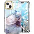 iPhone 13 Premium Szilikon Tok 3in1 Mintás Full Protection Series PET Képernyővédővel A03