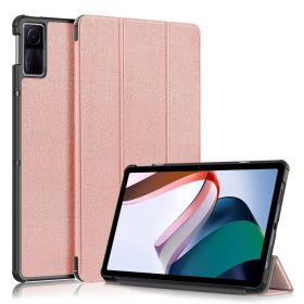   RMPACK Xiaomi Redmi Pad 10.6 Tok Tri-Fold Kitámasztható AutoWakeUP/Sleep Funkcióval Rózsaarany