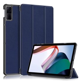   RMPACK Xiaomi Redmi Pad 10.6 Tok Tri-Fold Kitámasztható AutoWakeUP/Sleep Funkcióval Sötétkék