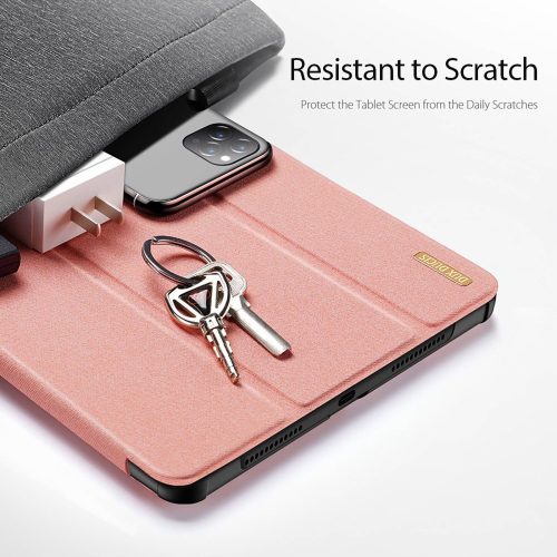 RMPACK Xiaomi Redmi Pad 10.6 Dux DUCIS Domo Series Tok Tri-fold Series On/Off Funkcivóal Rózsaszín