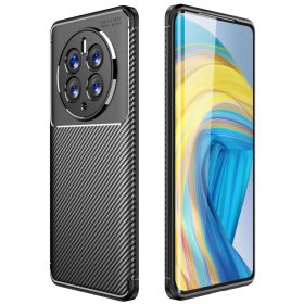   RMPACK Huawei Mate 50 Pro Szilikon Tok New Carbon Series Mintázattal Fekete