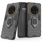 RMPACK Huawei Mate 50 Pro Védőtok Ring Guard Gyűrűs 2in1 Tok Ütésálló - Kitámasztható TPU Hybrid Fekete