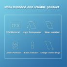 RMPACK Huawei Mate 50 Pro Tok Szilikon TPU IMAK UX-5 Shock Lencsevédővel Flexible Áttetsző