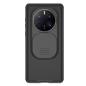  RMPACK Huawei Mate 50 Pro Tok Ütésállókivitel Nillkin Camshield Pro Series Lencsevédővel Hybrid Fekete