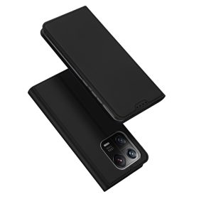   RMPACK Xiaomi 13 Pro Notesz Tok Mágneses DUX DUCIS Skin Pro Series Kitámasztható Kártyatartóval Fekete