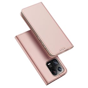   RMPACK Xiaomi 13 Pro Notesz Tok Mágneses DUX DUCIS Skin Pro Series Kitámasztható Kártyatartóval Rózsaarany