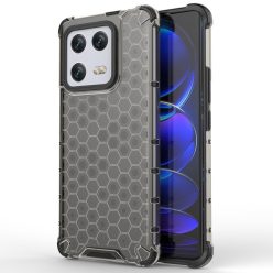   RMPACK Xiaomi 13 Pro Szilikon Tok 2in1 HoneyComb Series Ütésállókivitel Shockproof Fekete