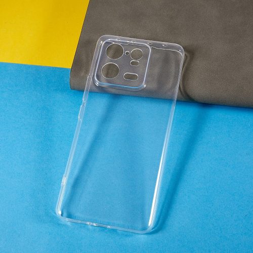 RMPACK Xiaomi 13 Pro Szilikon Tok TPU Kamera Lencse Védelemmel Áttetsző