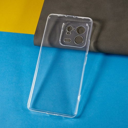 RMPACK Xiaomi 13 Pro Szilikon Tok TPU Kamera Lencse Védelemmel Áttetsző
