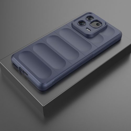 RMPACK Xiaomi 13 Pro Szilikon Tok Rugged Armor Style 2in1 Shock Sötétkék