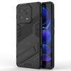 RMPACK Xiaomi 13 Pro Tok Ütésállókivitel Kitámasztható PC + TPU 2in1 Anti-Drop Series Kameralencse védelemmel Fekete