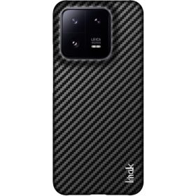   RMPACK Xiaomi 13 Pro Tok IMAK Ruiyi Series Karbon Mintázattal Bőrbevonattal Fiber Texture Fekete