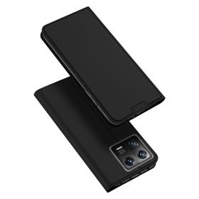  RMPACK Xiaomi 13 Notesz Tok Mágneses DUX DUCIS Skin Pro Series Kitámasztható Kártyatartóval Fekete
