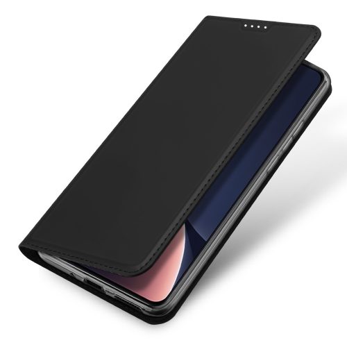 RMPACK Xiaomi 13 Notesz Tok Mágneses DUX DUCIS Skin Pro Series Kitámasztható Kártyatartóval Fekete