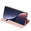 RMPACK Xiaomi 13 Notesz Tok Mágneses DUX DUCIS Skin Pro Series Kitámasztható Kártyatartóval Rózsaarany