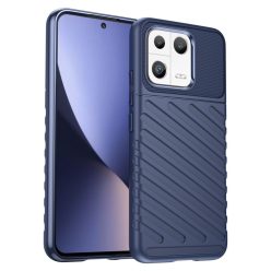   RMPACK Xiaomi 13 Szilikon Tok Twill Ütésálló Thunder Series Kivitel Sötétkék
