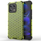 RMPACK Xiaomi 13 Szilikon Tok 2in1 HoneyComb Series Ütésállókivitel Shockproof Zöld