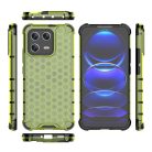 RMPACK Xiaomi 13 Szilikon Tok 2in1 HoneyComb Series Ütésállókivitel Shockproof Zöld