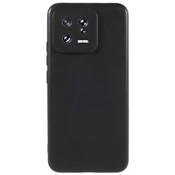   RMPACK Xiaomi 13 Szilikon Tok TPU Kamera Lencse Védelemmel Fekete