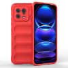 RMPACK Xiaomi 13 Szilikon Tok Rugged Armor Style 2in1 Shock Piros