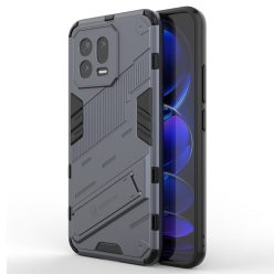   RMPACK Xiaomi 13 Tok Ütésállókivitel Kitámasztható PC + TPU 2in1 Anti-Drop Series Kameralencse védelemmel Sötétkék