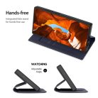 RMPACK Samsung Galaxy S23 Ultra Tok Bőrtok Notesz DUX DUCIS Premium Skin X2 Series Kitámasztható - Kártyatartóval Sötétkék