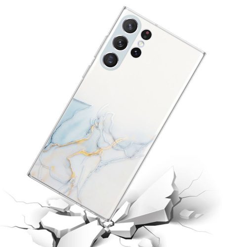 RMPACK Samsung Galaxy S23 Ultra Szilikon Tok Mintás SummerSeries Marble Series A01