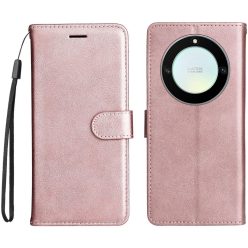   RMPACK Honor Magic5 Lite 5G Notesz Tok Business Series Kitámasztható Bankkártyatartóval Rózsaarany