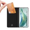 RMPACK Honor Magic5 Lite 5G Notesz Tok Mágneses DUX DUCIS Skin Pro Series Kitámasztható Kártyatartóval Fekete