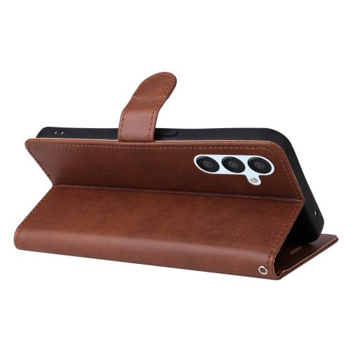 RMPACK Samsung Galaxy A54 5G Notesz Tok Business Series V3 Kitámasztható Kártyatartóval Barna 