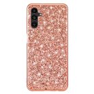 RMPACK Samsung Galaxy A54 5G Csillámló Szilikon Tok Glitter Shiny Series Rózsaarany