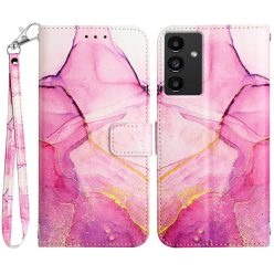   RMPACK Samsung Galaxy A34 5G Notesz Tok Mintás Kitámasztható - Kártyatartóval Colorful Series Marble A01