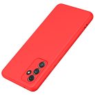 RMPACK Samsung Galaxy A34 5G Szilikon Tok Lens Protector TPU Piros