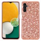 RMPACK Samsung Galaxy A34 5G Csillámló Szilikon Tok Glitter Shiny Series Rózsaarany